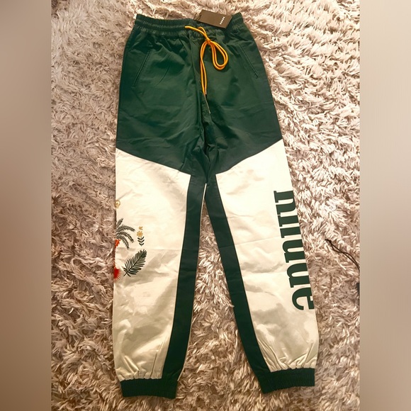 NEW W TAGS Rhude Tracksuit 2 Piece Zip Up Sweatsuits Sweatpants Hoodie Suit Set - Picture 4 of 6